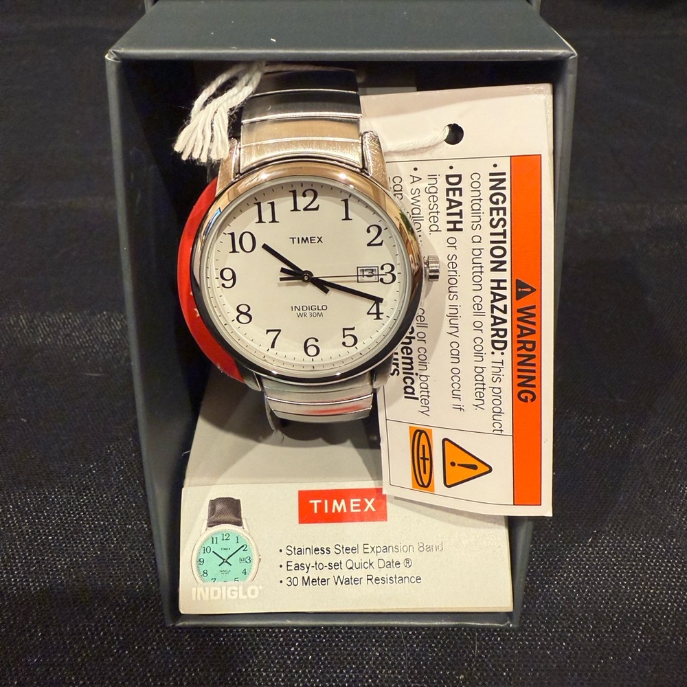 Timex Silver Analog Watch